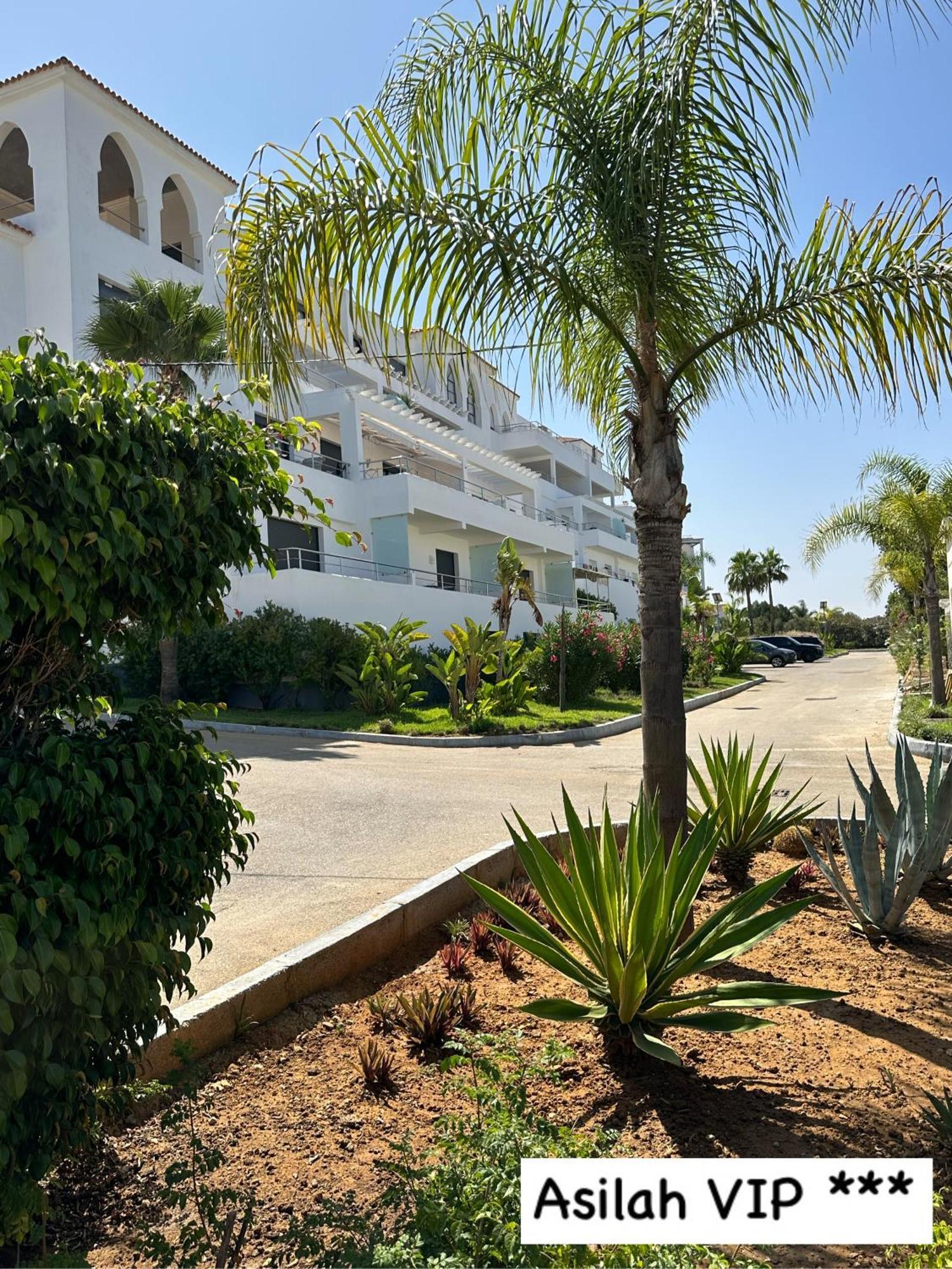 Asilah Vip - Haut Standing - Vue Mer - Piscines - Plage A 5 Minute - Garage Privee - Acces Pmr Exterior foto